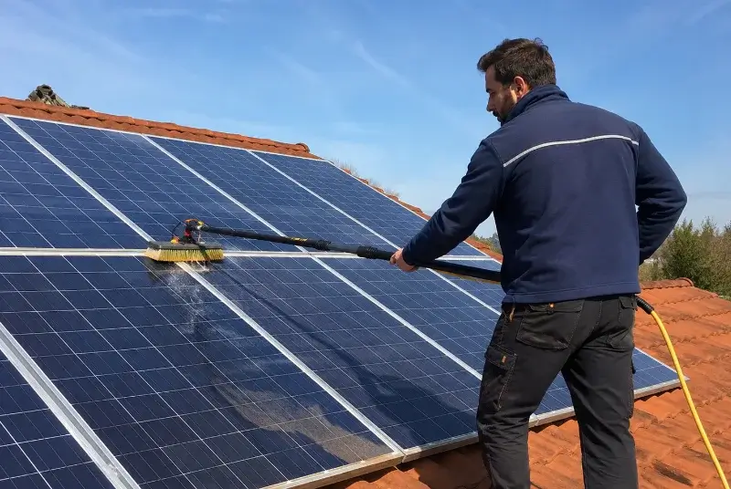 Nettoyage et entretien de panneaux solaires à Bazas
